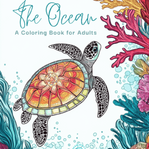 Ocean Coloring Book for Adults Cover